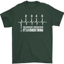 Its a Biker Thing Motorcycle Motorbike Mens T-Shirt Cotton Gildan Forest Green