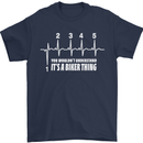 Its a Biker Thing Motorcycle Motorbike Mens T-Shirt Cotton Gildan Navy Blue