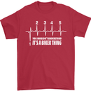 Its a Biker Thing Motorcycle Motorbike Mens T-Shirt Cotton Gildan Red