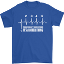 Its a Biker Thing Motorcycle Motorbike Mens T-Shirt Cotton Gildan Royal Blue
