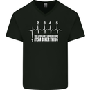 Its a Biker Thing Motorcycle Motorbike Mens V-Neck Cotton T-Shirt Black