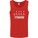 Its a Biker Thing Motorcycle Motorbike Mens Vest Tank Top Red