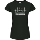 Its a Biker Thing Motorcycle Motorbike Womens Petite Cut T-Shirt Black