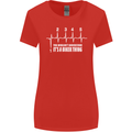 Its a Biker Thing Motorcycle Motorbike Womens Wider Cut T-Shirt Red