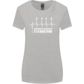 Its a Biker Thing Motorcycle Motorbike Womens Wider Cut T-Shirt Sports Grey