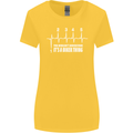 Its a Biker Thing Motorcycle Motorbike Womens Wider Cut T-Shirt Yellow