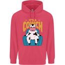 Its a Cowch Funny Cow Childrens Kids Hoodie Heliconia