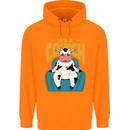 Its a Cowch Funny Cow Childrens Kids Hoodie Orange