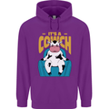 Its a Cowch Funny Cow Childrens Kids Hoodie Purple