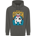 Its a Cowch Funny Cow Childrens Kids Hoodie Storm Grey