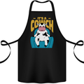 Its a Cowch Funny Cow Cotton Apron 100% Organic Black