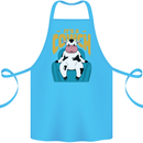 Its a Cowch Funny Cow Cotton Apron 100% Organic Turquoise