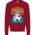 Its a Cowch Funny Cow Kids Sweatshirt Jumper Red