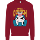 Its a Cowch Funny Cow Kids Sweatshirt Jumper Red