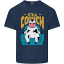 Its a Cowch Funny Cow Kids T-Shirt Childrens Navy Blue