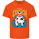 Its a Cowch Funny Cow Kids T-Shirt Childrens Orange