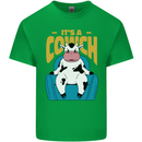 Its a Cowch Funny Cow Mens Cotton T-Shirt Tee Top Irish Green