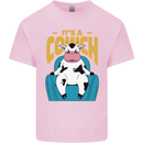 Its a Cowch Funny Cow Mens Cotton T-Shirt Tee Top Light Pink