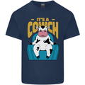 Its a Cowch Funny Cow Mens Cotton T-Shirt Tee Top Navy Blue