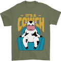 Its a Cowch Funny Cow Mens T-Shirt 100% Cotton Military Green