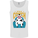 Its a Cowch Funny Cow Mens Vest Tank Top White