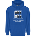 Its a Lorry Driver Thing Funny Truck Trucker Mens 80% Cotton Hoodie Royal Blue