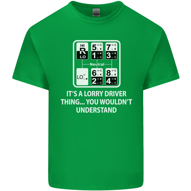 Its a Lorry Driver Thing Funny Truck Trucker Mens Cotton T-Shirt Tee Top Irish Green