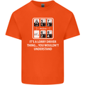Its a Lorry Driver Thing Funny Truck Trucker Mens Cotton T-Shirt Tee Top Orange