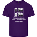 Its a Lorry Driver Thing Funny Truck Trucker Mens Cotton T-Shirt Tee Top Purple