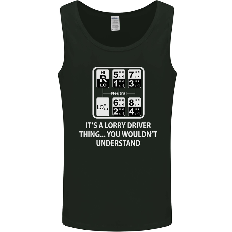Its a Lorry Driver Thing Funny Truck Trucker Mens Vest Tank Top Black