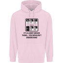 Its a Lorry Driver Thing Funny Trucker Truck Childrens Kids Hoodie Light Pink