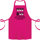 Its a Lorry Driver Thing Funny Trucker Truck Cotton Apron 100% Organic Pink