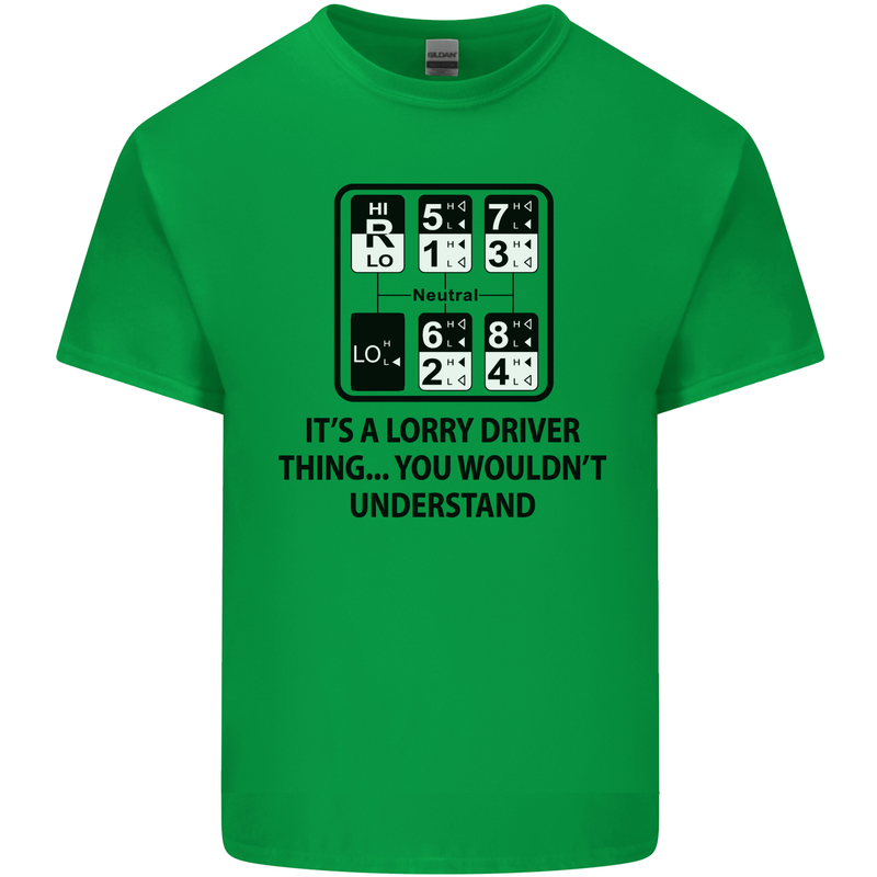 Its a Lorry Driver Thing Funny Trucker Truck Mens Cotton T-Shirt Tee Top Irish Green