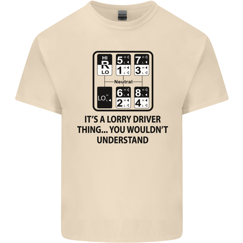 Its a Lorry Driver Thing Funny Trucker Truck Mens Cotton T-Shirt Tee Top Natural