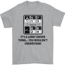 Its a Lorry Driver Thing Funny Trucker Truck Mens T-Shirt Cotton Gildan Sports Grey