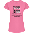 Its a Lorry Driver Thing Funny Trucker Truck Womens Petite Cut T-Shirt Azalea