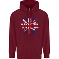 Ive Got Your Six Union Jack Flag Army Paras Childrens Kids Hoodie Maroon