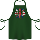 Ive Got Your Six Union Jack Flag Army Paras Cotton Apron 100% Organic Forest Green