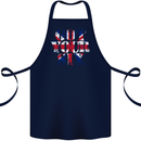 Ive Got Your Six Union Jack Flag Army Paras Cotton Apron 100% Organic Navy Blue