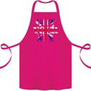 Ive Got Your Six Union Jack Flag Army Paras Cotton Apron 100% Organic Pink