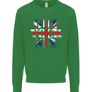 Ive Got Your Six Union Jack Flag Army Paras Kids Sweatshirt Jumper Irish Green