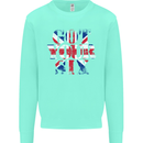 Ive Got Your Six Union Jack Flag Army Paras Kids Sweatshirt Jumper Peppermint