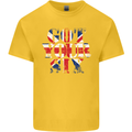 Ive Got Your Six Union Jack Flag Army Paras Kids T-Shirt Childrens Yellow