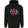 Ive Got Your Six Union Jack Flag Army Paras Mens 80% Cotton Hoodie Black
