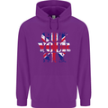 Ive Got Your Six Union Jack Flag Army Paras Mens 80% Cotton Hoodie Purple