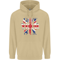 Ive Got Your Six Union Jack Flag Army Paras Mens 80% Cotton Hoodie Sand
