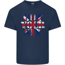 Ive Got Your Six Union Jack Flag Army Paras Mens Cotton T-Shirt Tee Top Navy Blue