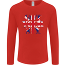 Ive Got Your Six Union Jack Flag Army Paras Mens Long Sleeve T-Shirt Red