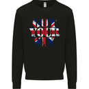 Ive Got Your Six Union Jack Flag Army Paras Mens Sweatshirt Jumper Black