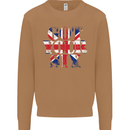 Ive Got Your Six Union Jack Flag Army Paras Mens Sweatshirt Jumper Caramel Latte